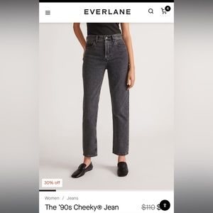 90’s Cheeky Washed Black 25 Crop